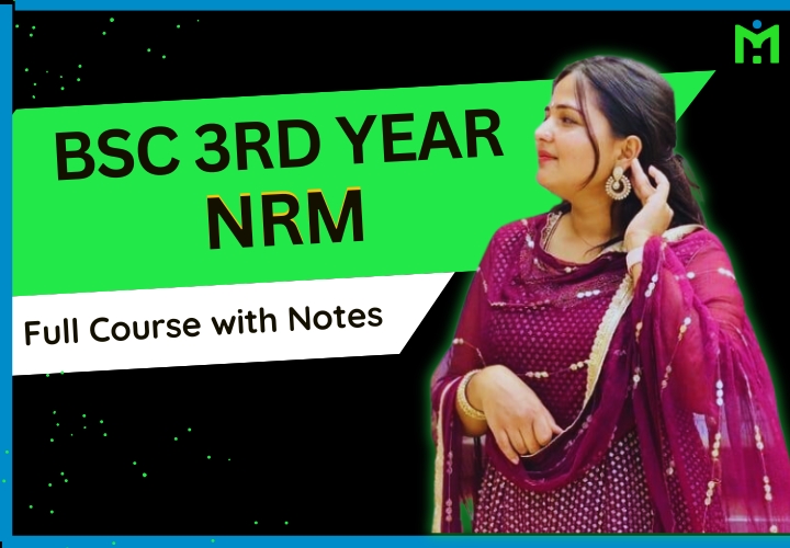BSc 3rd Year Natural Resource Management - Full Course with Free Notes